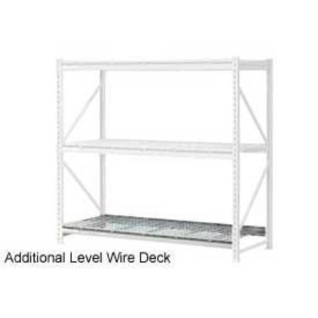 GLOBAL EQUIPMENT Additional Level, Wire Deck, 72"Wx24"D 504467A